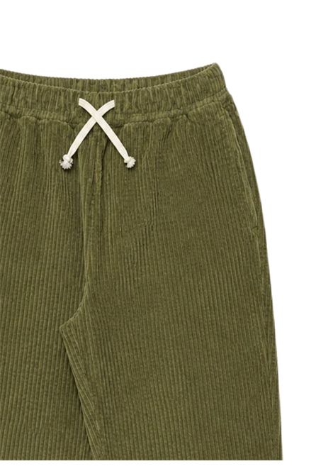 Green velvet trousers for children AMERICAN VINTAGE | KPADO10A/DEVERDE